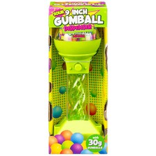 9'' Green Gumball Dispenser / Machine With 30g Gumballs Ideal Gift For Kids
