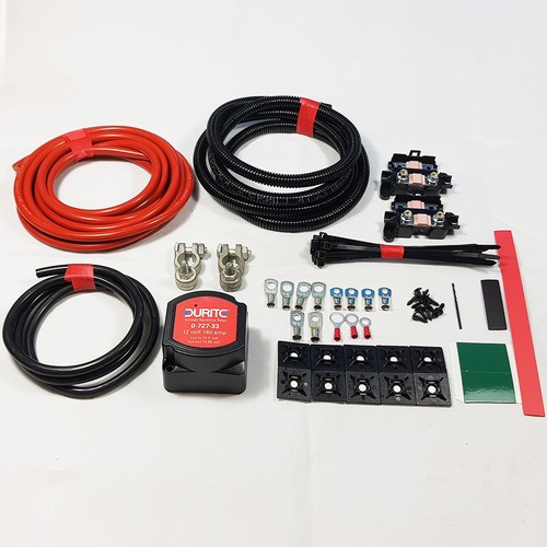 Split charge kit durite relay - kit,