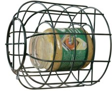 Green Squirrel Proof Bird Cage Peanut Butter Feeder 15.5cm