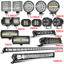 12-24V Car LED Work Light Bar Flood Spot Light Driving Offroad Truck SUV 4x4 ATV