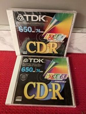 CDs - Recordable - TDK 650 MB 74 min - Sealed 2