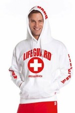 LIFEGUARD Official Guys Virginia Beach Hoodie White XX-Large