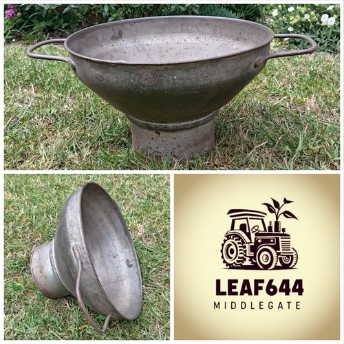 Vintage milk churn funnel alfa - vintage,