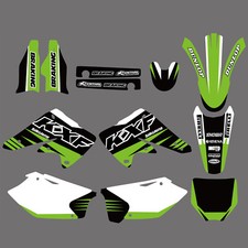 Team Graphics Kit Decals Sticker For For Kawasaki KXF 250 2004-2005