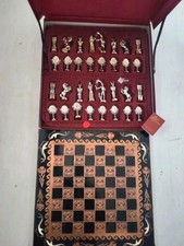 Vintage Greek Myth Chess Board