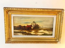 Antique Victorian Oil Painting