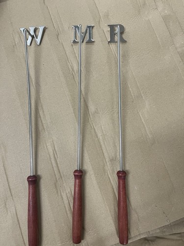 Steak branding iron letters - iron,