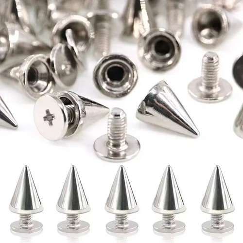 100x punk cone metal spikes - punk,
