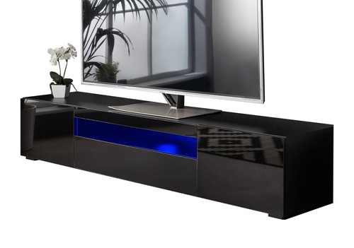 Stand cabinet 200cm black - tv,