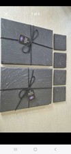 Slate placemats and coaster