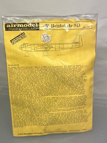 Airmodel heinkel he - heinkel, he.343