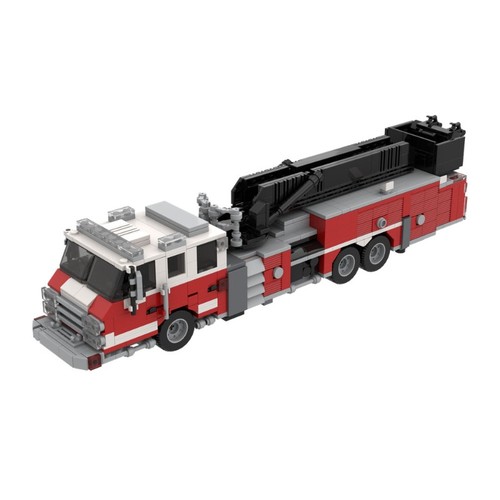 Fire truck mid - fire,