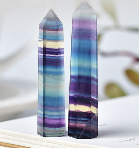 Natural rainbow fluorite - natural,