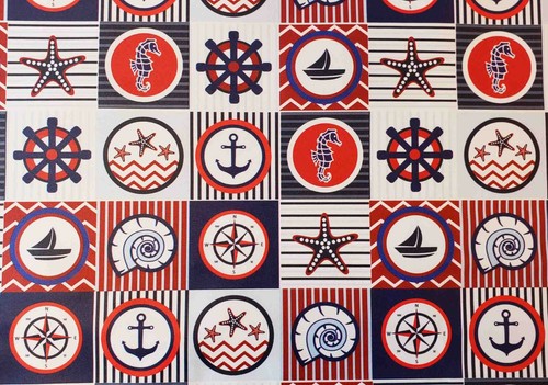 Nautical pattern outdoor - nautical,
