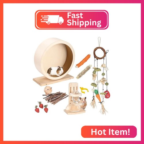 Antiai inch wooden hamster - 9.8,