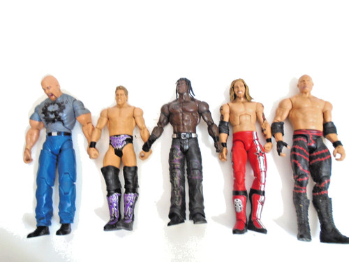 Wwe figure bundle stone cold - stone,