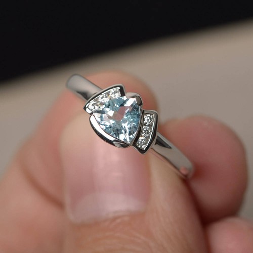 1ct simulated blue - simulated, aquamarine
