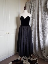 Vintage Gothic Dress Black