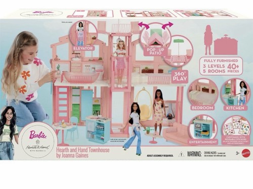 Barbie townhouse playset - barbie,