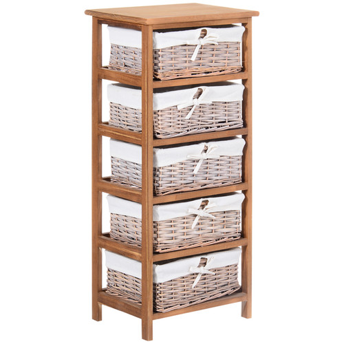 Drawer wooden storage - 5-drawer,