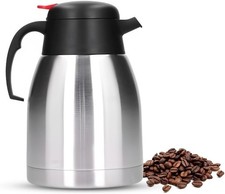 2L Tea Pot Coffee Vacuum Jug Double Wall Insulated Stainless Steel Hot & Cold