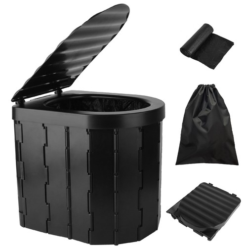 Portable camping toilet - camping,