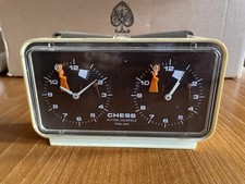 Sutton Coldfield Chess Clock Mechanical Vintage Analog Boxed Rare Fully Working