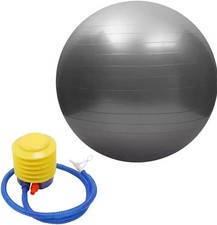 Yoga Ball Extra Thick 55cm Inflatable Exercise for Gym Fitness & Pregnancy