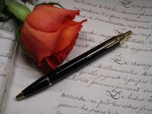 Vintage parker black - &, rolled