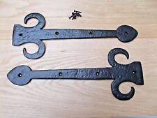 Rustic iron door dummy hinge fronts false hinge old gothic tudor CURL END