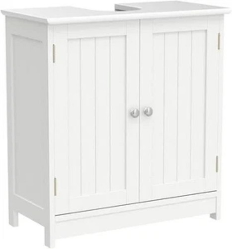 White bathroom vanity cabinet - bathroom,