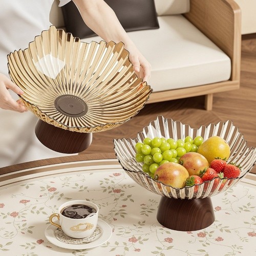 Pedestal fruit serving bowl - serving,