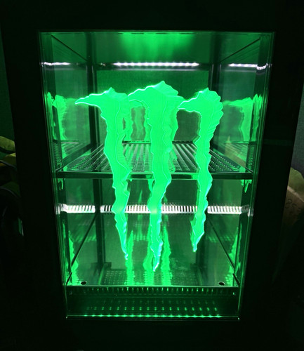 Monster mini fridge glass - monster, door