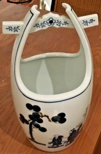 Vintage large oriental blue - vintage,