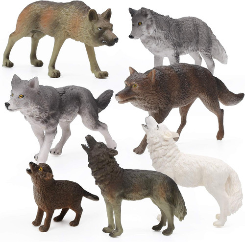 7pcs wolf toy - 7pcs,