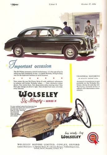 Wolseley six ninety - wolseley, series