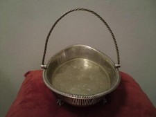 Roberts Belk Sheffield Silver Electroplate Basket Dublin Steam Packet Company