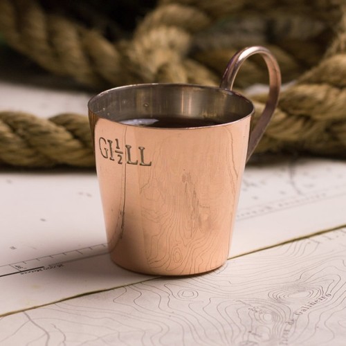 New copper half gill rum - copper, half-gill