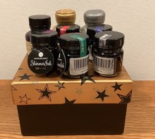 Manuscript Inks .Gold Silver