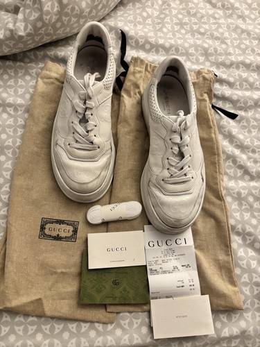 Gucci sneaker white beige - gg,