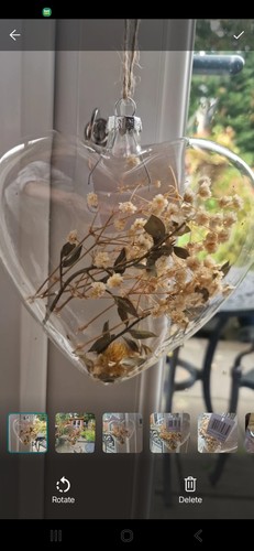 Glass heart shaped decorative - heart,