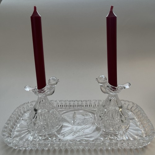 Vintage crystal bird - crystal, dressing