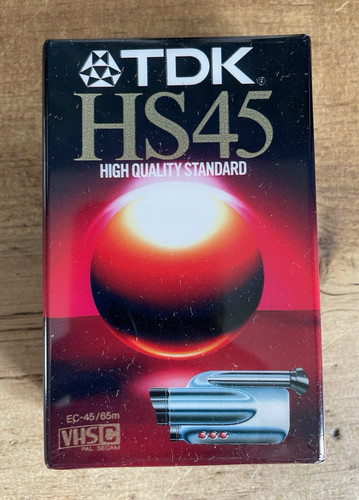 Tdk hs45 vhs - hs45, camcorder