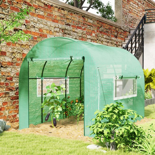 Polytunnel greenhouse with - polytunnel,