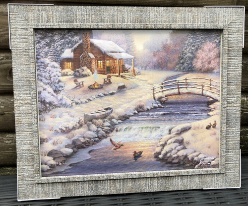 Thomas kinkade print winter - thomas,