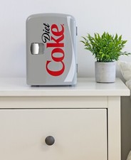 Coca Cola 4L Table Top Diet Coke Mini Fridge 12V Portable Electric Cooler Warmer