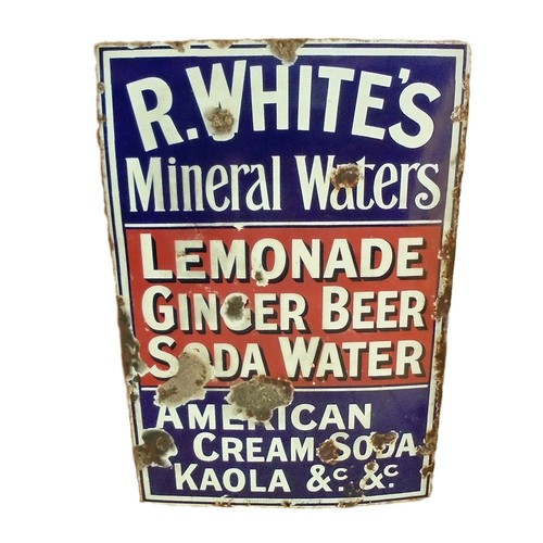 Vintage enamel sign r - vintage,