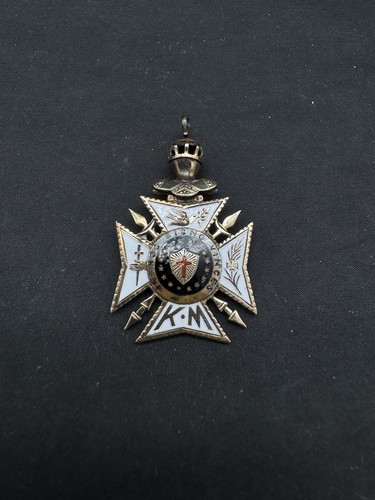 Antique masonic knights head - masonic,
