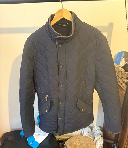 Barbour men navy quilted - barbour,