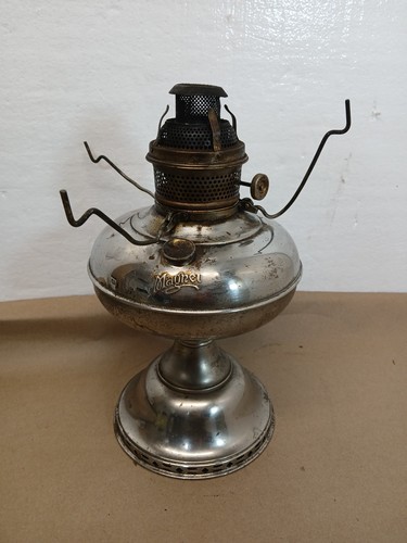 Magnet oil lamp - lamp, nickel